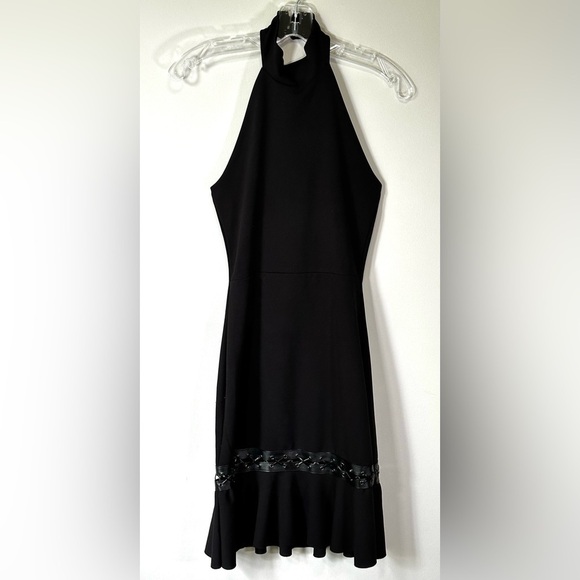 Women’s Partial Backless Halter Top Dress - Picture 1 of 8